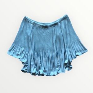 Pleated Off-the-shoulder Blouse